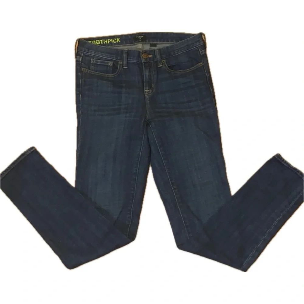 J. Crew Women's Skinny Jeans - Dark Blue